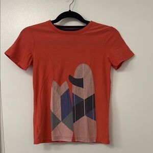 Tea Collection Orange Graphic Kids Shirt